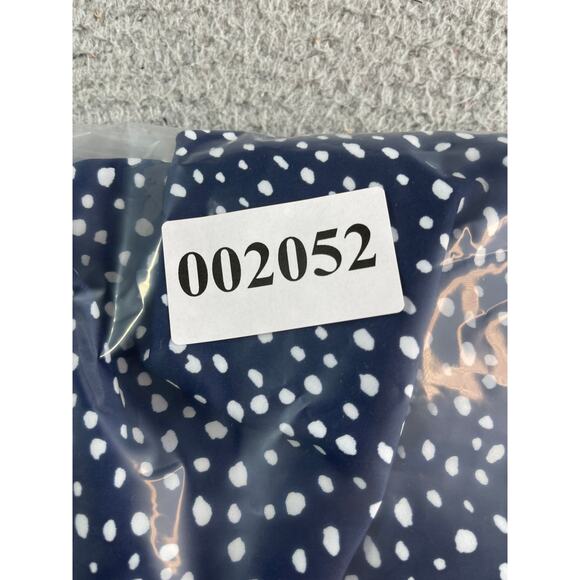 Kona Sol One Piece Swimsuit Womens 20 Blue Polka Dot Patterned Ruffle Padded NWT - Picture 8 of 8